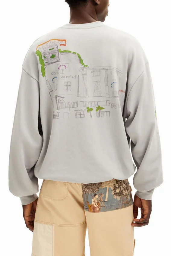 Sweatshirts mit Aquarell-Illustrationen Sweatshirts mit Aquarell-Illustrationen