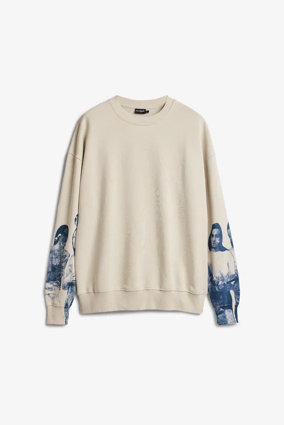 Sweatshirts mit bedruckten Ärmeln Sweatshirts mit bedruckten Ärmeln