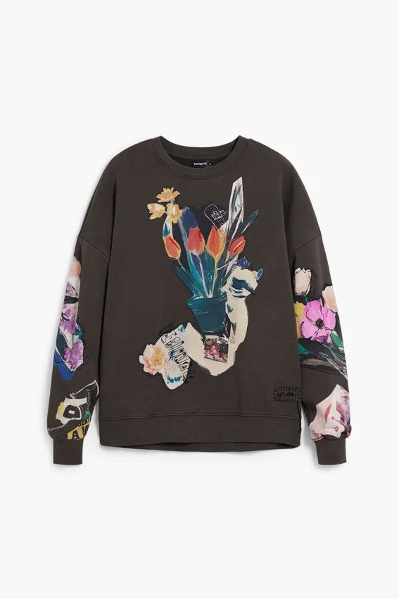 Sweatshirts mit Collagen-Motiv Sweatshirts mit Collagen-Motiv
