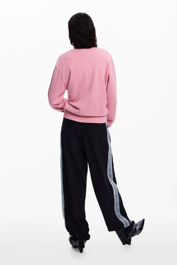 Sweatshirts mit Logo-Perlen Sweatshirts mit Logo-Perlen