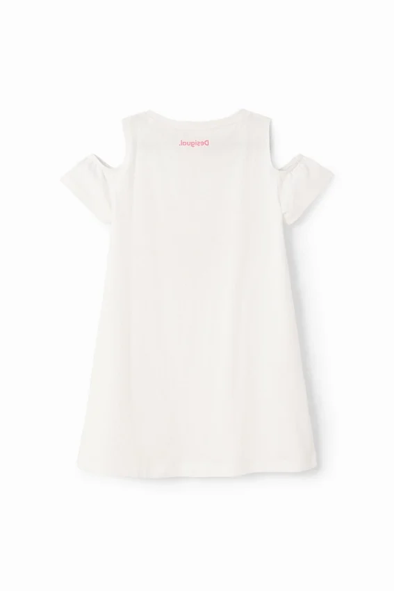 T-Shirt-Kleid mit Herzausschnitt T-Shirt-Kleid mit Herzausschnitt