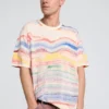 T-Shirt mit abstraktem Print T-Shirt mit abstraktem Print