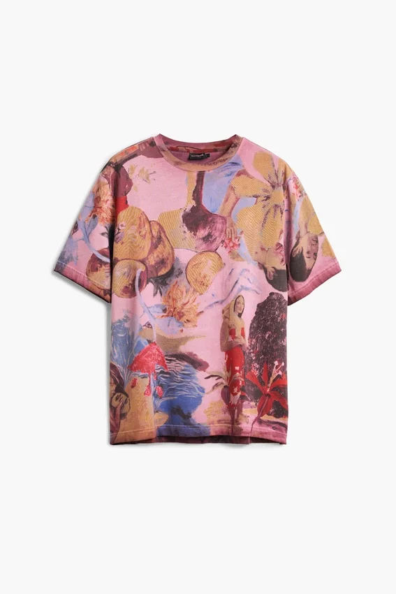 T-Shirt mit Blumenprint T-Shirt mit Blumenprint