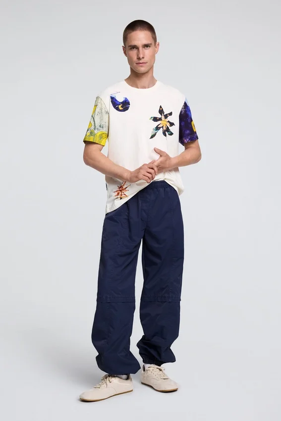 T-Shirt mit Kosmos-Print T-Shirt mit Kosmos-Print