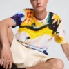 T-Shirt mit Kosmos-Print T-Shirt mit Kosmos-Print