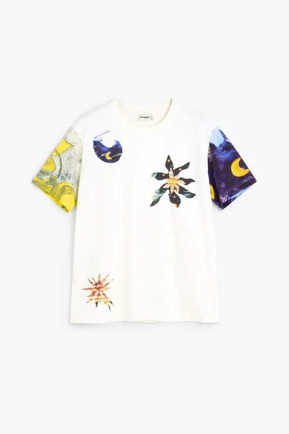 T-Shirt mit Kosmos-Print T-Shirt mit Kosmos-Print