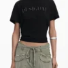 T-Shirt mit Nieten-Logo T-Shirt mit Nieten-Logo