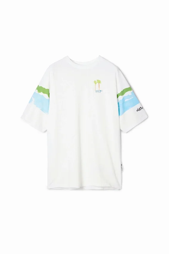 T-Shirt mit Palmen im Aquarell-Look T-Shirt mit Palmen im Aquarell-Look