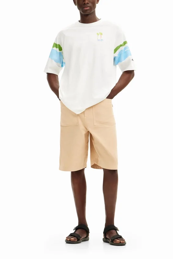 T-Shirt mit Palmen im Aquarell-Look T-Shirt mit Palmen im Aquarell-Look
