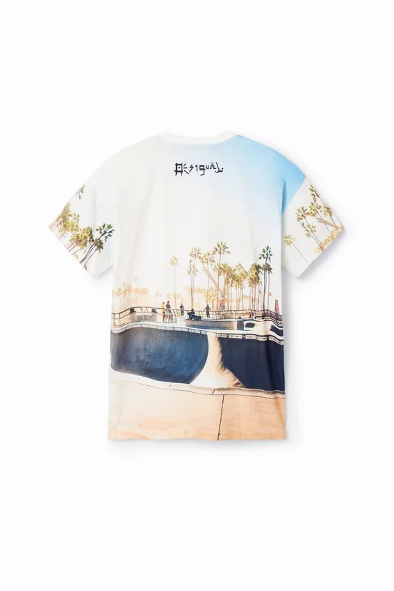 T-Shirt mit Skater-Print T-Shirt mit Skater-Print