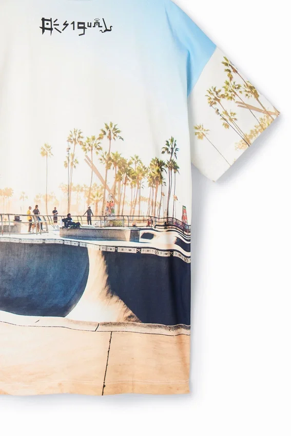 T-Shirt mit Skater-Print T-Shirt mit Skater-Print