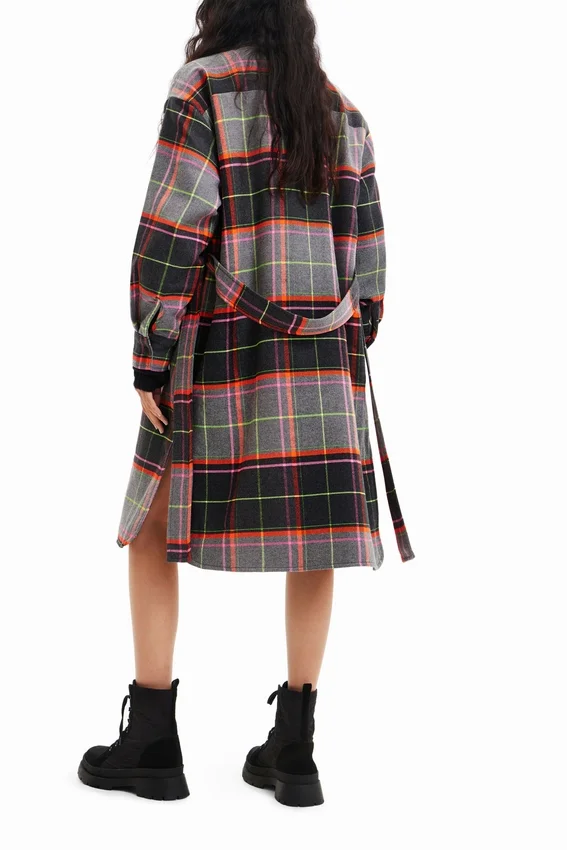 Tartan-Overshirt-Mäntel Tartan-Overshirt-Mäntel