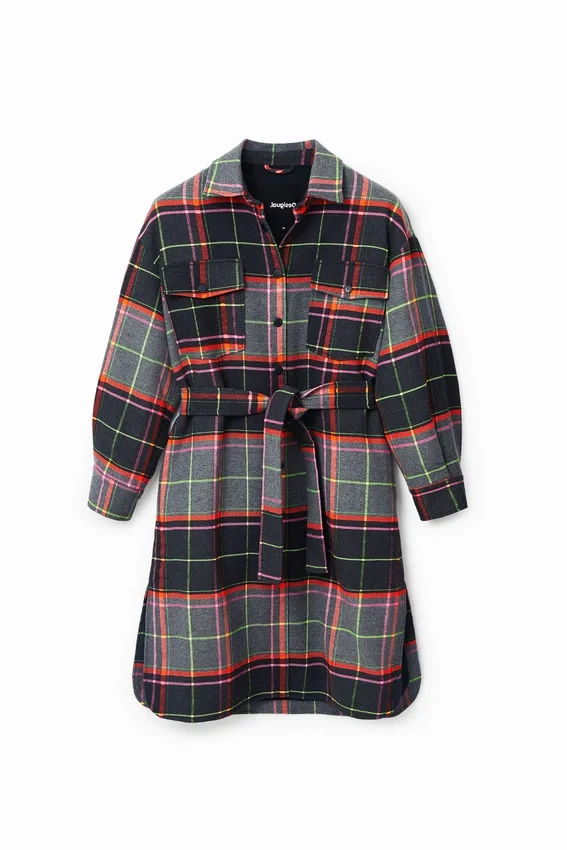 Tartan-Overshirt-Mäntel Tartan-Overshirt-Mäntel