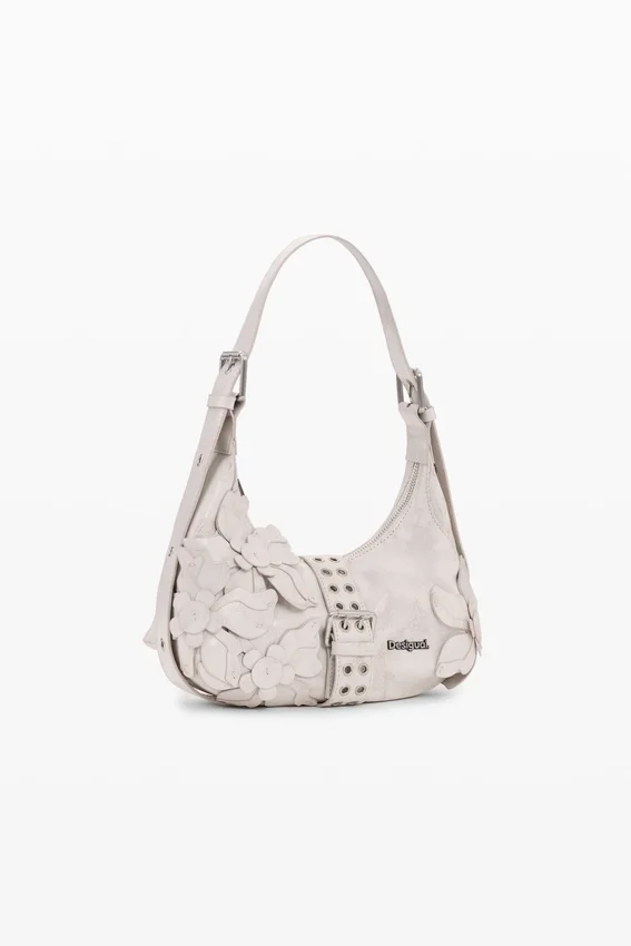 Tasche mit floralen Applikationen Tasche mit floralen Applikationen