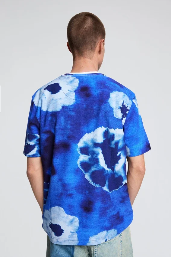 Tie-Dye-Blumen-Hemd Tie-Dye-Blumen-Hemd