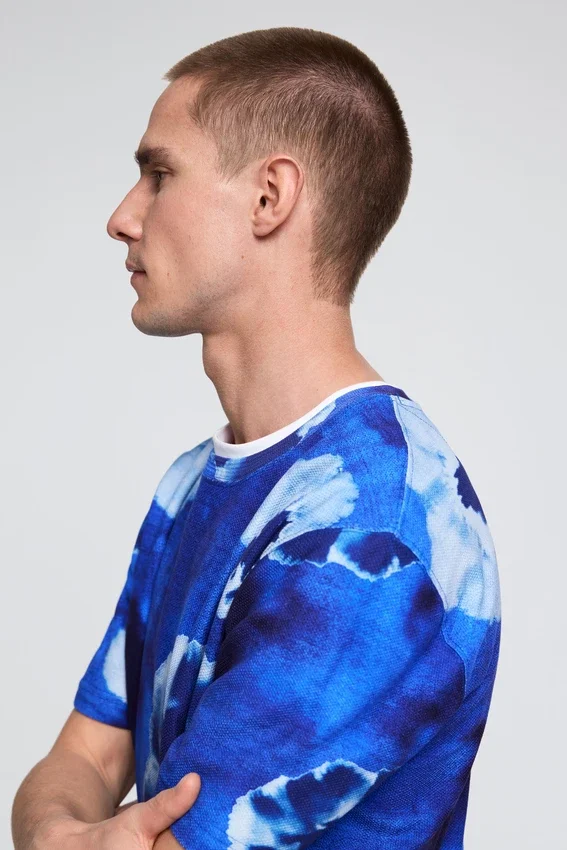 Tie-Dye-Blumen-Hemd Tie-Dye-Blumen-Hemd