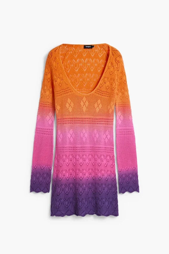 Tie-Dye-Häkel-Kleider Tie-Dye-Häkel-Kleider