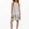 Tie-Dye-Jeans-Kleid Tie-Dye-Jeans-Kleid