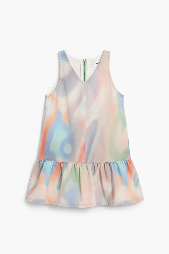 Tie-Dye-Jeans-Kleid Tie-Dye-Jeans-Kleid