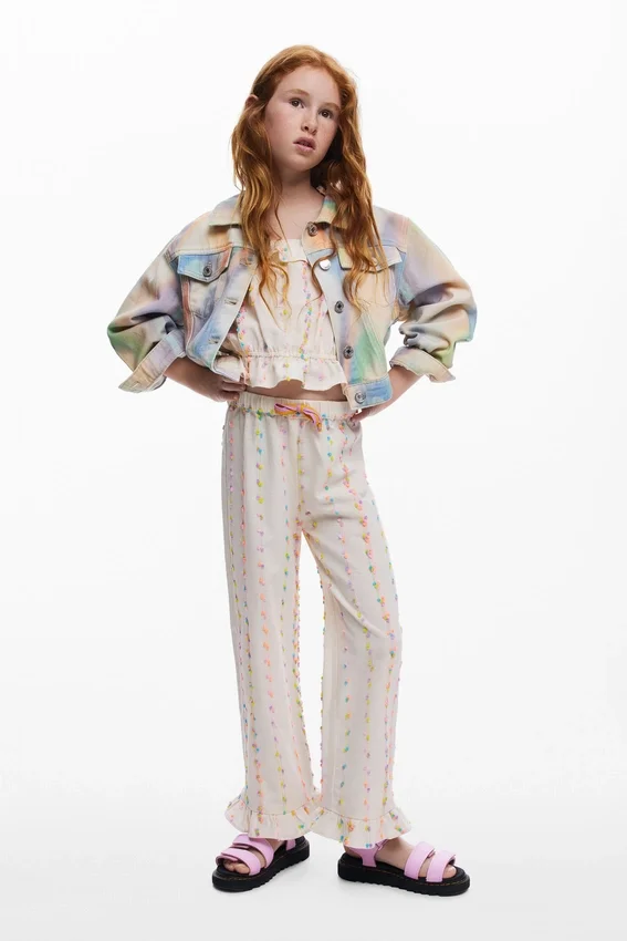 Tie-Dye-Jeansjacke Tie-Dye-Jeansjacke