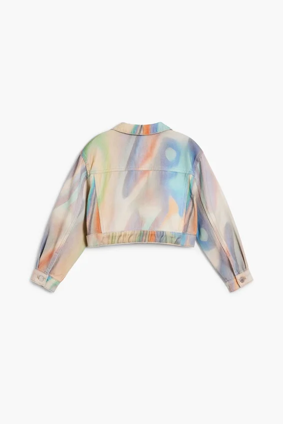 Tie-Dye-Jeansjacke Tie-Dye-Jeansjacke