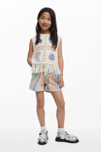 Tie-Dye-Jeansshorts