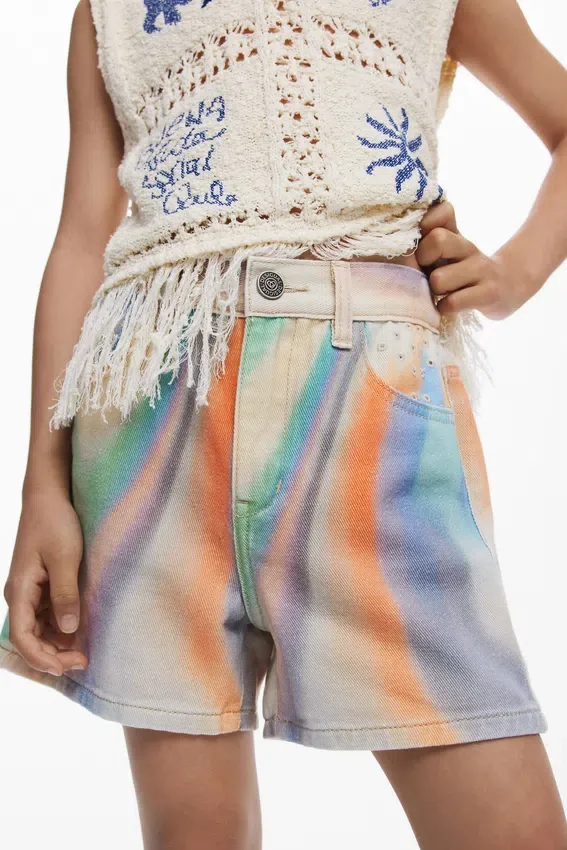 Tie-Dye-Jeansshorts Tie-Dye-Jeansshorts