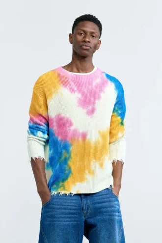 Tie-Dye-Pullover