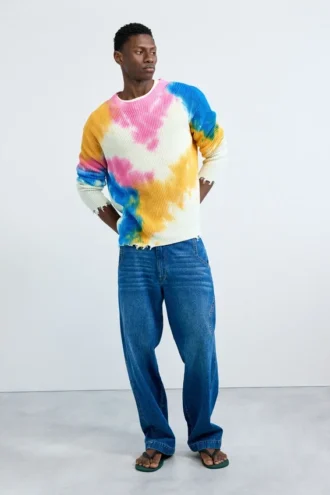 Tie-Dye-Pullover