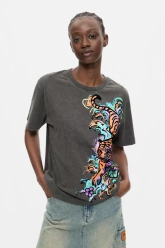 Tiger-T-Shirt 100 % Baumwolle