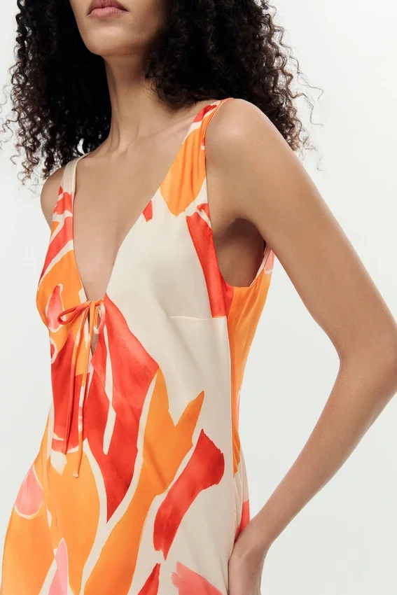 Trägerkleid mit Blütenprint Trägerkleid mit Blütenprint