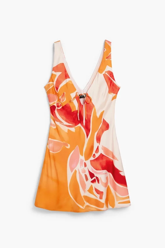 Trägerkleid mit Blütenprint Trägerkleid mit Blütenprint