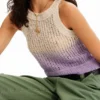Tricot-Oberteil mit Farbverlauf Tricot-Oberteil mit Farbverlauf
