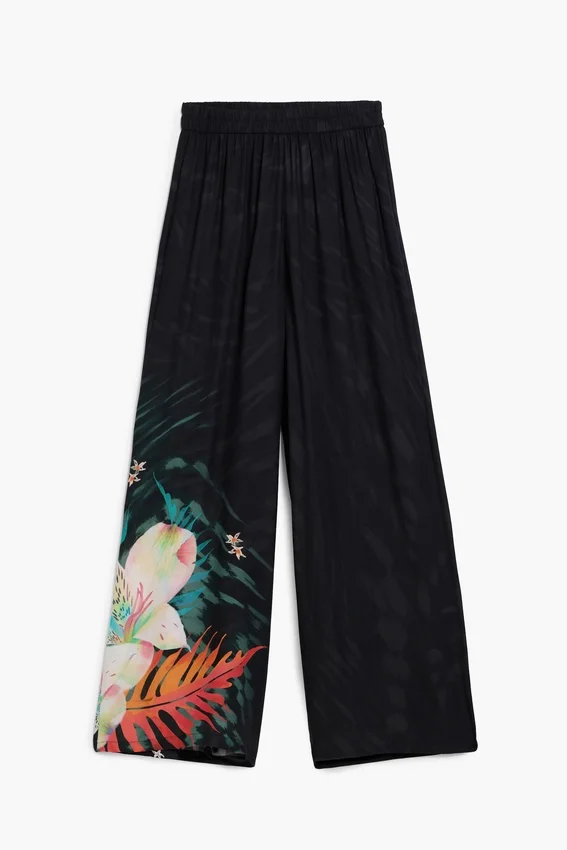 Tropische, fließende Hose Tropische, fließende Hose