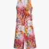 Tropischer Wickel-Jumpsuit Tropischer Wickel-Jumpsuit