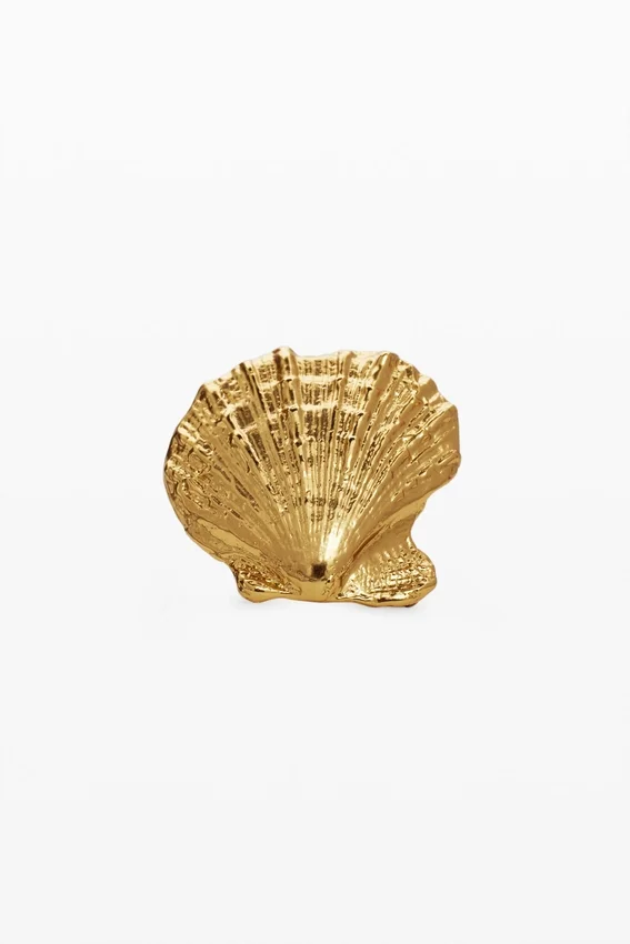 Vergoldeter Muschelring Zalio Vergoldeter Muschelring Zalio