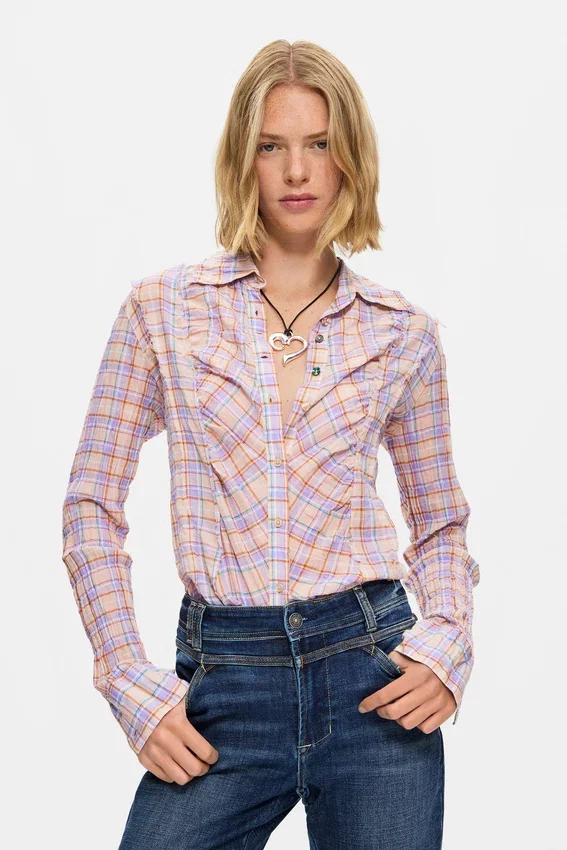 Verwaschene Schlagjeans Verwaschene Schlagjeans