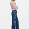 Verwaschene Schlagjeans Verwaschene Schlagjeans