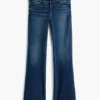 Verwaschene Schlagjeans Verwaschene Schlagjeans