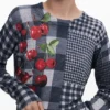 Vichy-Frucht-Pullover Vichy-Frucht-Pullover