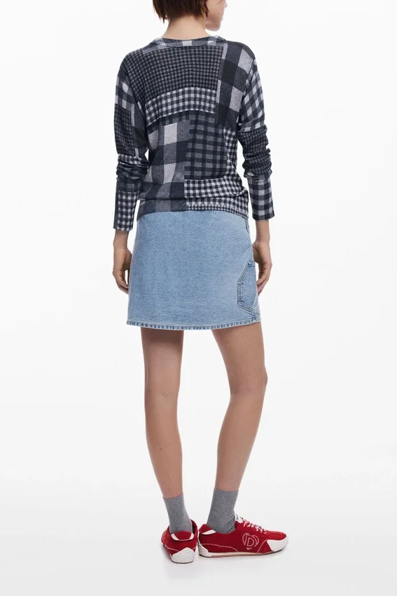 Vichy-Frucht-Pullover Vichy-Frucht-Pullover