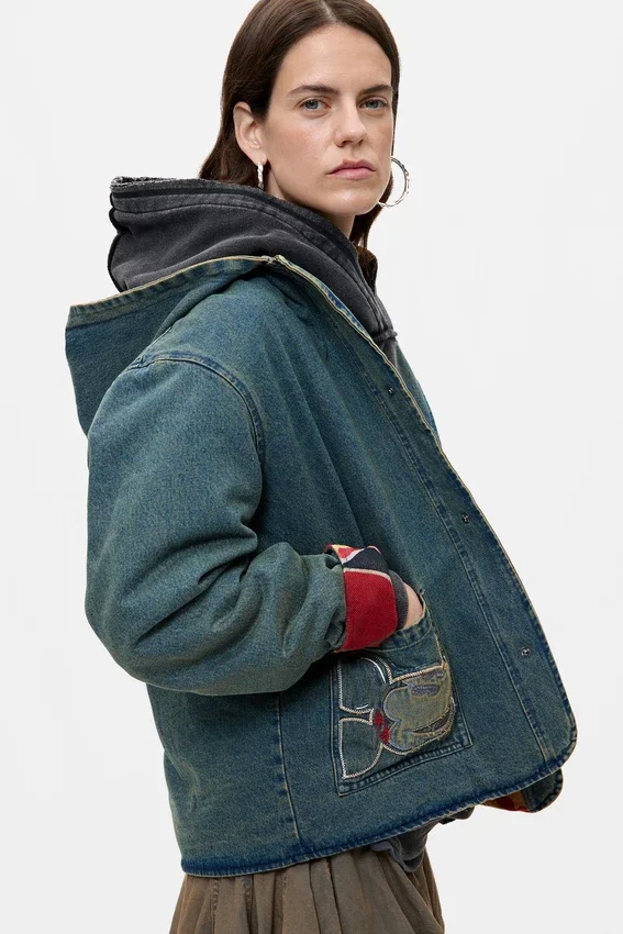 Wendbare Mickey™-Jeansjacke Wendbare Mickey™-Jeansjacke