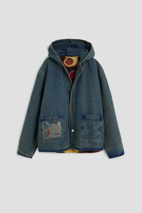 Wendbare Mickey™-Jeansjacke Wendbare Mickey™-Jeansjacke