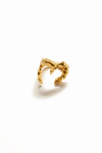 Zalio vergoldeter Ring mit Buchstabe M Zalio vergoldeter Ring mit Buchstabe M