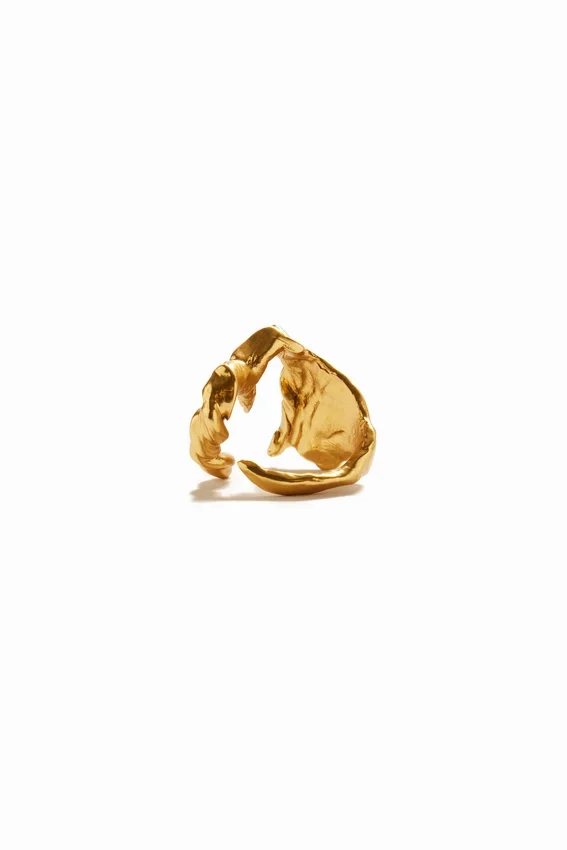 Zalio vergoldeter Ring mit Buchstabe M Zalio vergoldeter Ring mit Buchstabe M