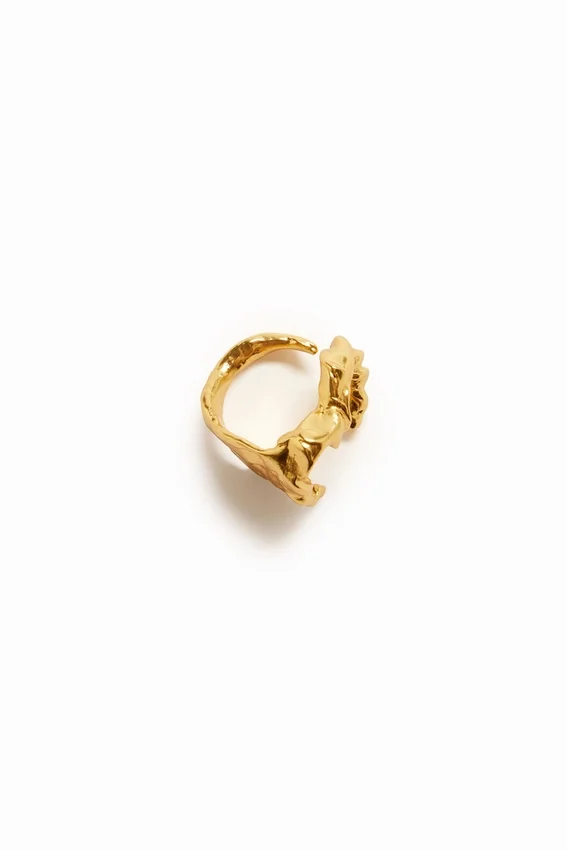 Zalio vergoldeter Ring mit Buchstabe M Zalio vergoldeter Ring mit Buchstabe M