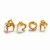 Zalio vergoldeter Ring mit dem Buchstaben R Zalio vergoldeter Ring mit dem Buchstaben R