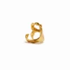 Zalio vergoldeter Ring mit dem Buchstaben R Zalio vergoldeter Ring mit dem Buchstaben R
