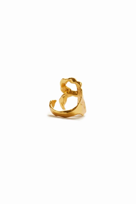 Zalio vergoldeter Ring mit dem Buchstaben R Zalio vergoldeter Ring mit dem Buchstaben R