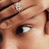 Zalio versilberter Ring mit Botschaft